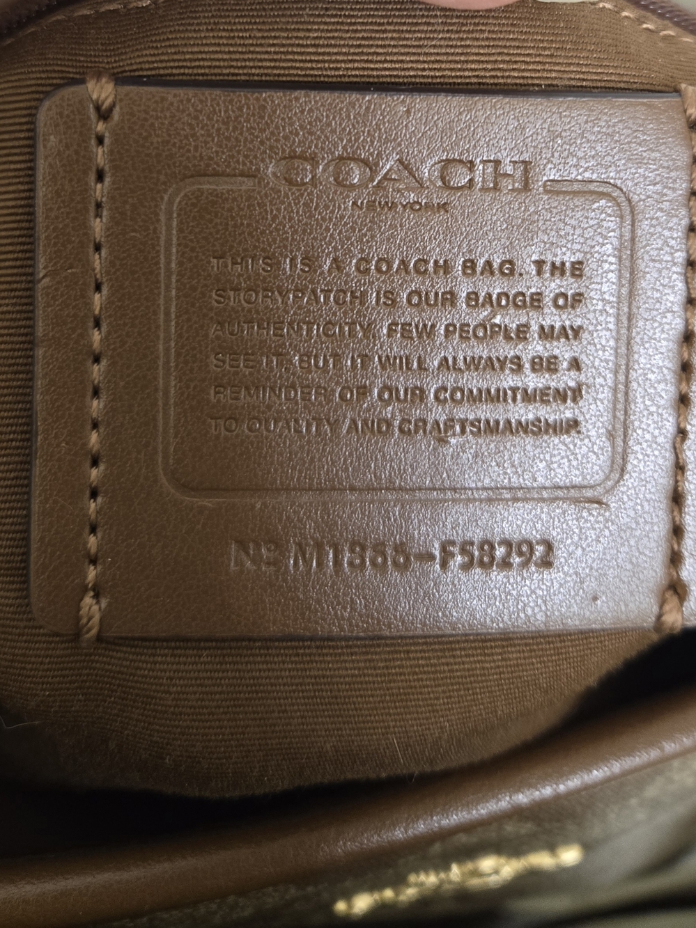Coach Women's Brown Signature Tote Bag - Picture 3 of 7